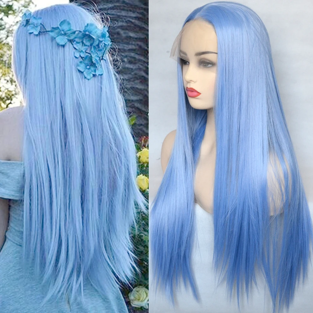 Voguequeen Ice Blue Синтетический парик спереди, предварительно выщипанные длинные прямые термостойкие волокна, повседневная одежда для женщин
Voguequeen Ice Blue Синтетический парик спереди, предварительно выщипанные длинные прямые термостойкие волокна, повседневная одежда для женщин