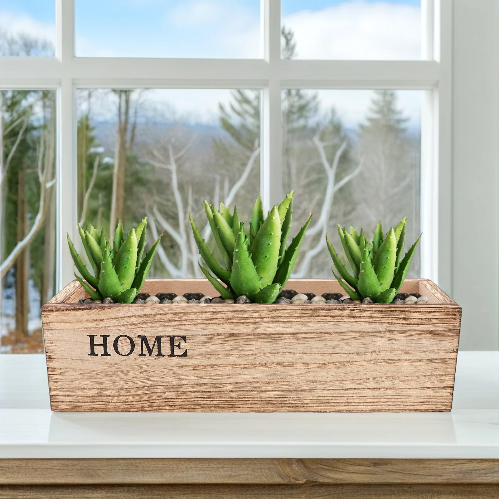 Wooden Flower Box Outdoor Garden Decor Stand for Succulents Balcony Durable Storage Use Mini Planting Pots Wood Planter
Wooden Flower Box Outdoor Garden Decor Stand for Succulents Balcony Durable Storage Use Mini Planting Pots Wood Planter
