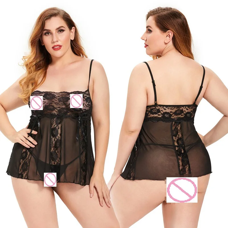 Женское сексуальное кружевное Прозрачное нижнее белье на бретелях-спагетти большого размера Эротическое прозрачное женское нижнее белье 
Женское сексуальное кружевное Прозрачное нижнее белье на бретелях-спагетти большого размера Эротическое прозрачное женское нижнее белье