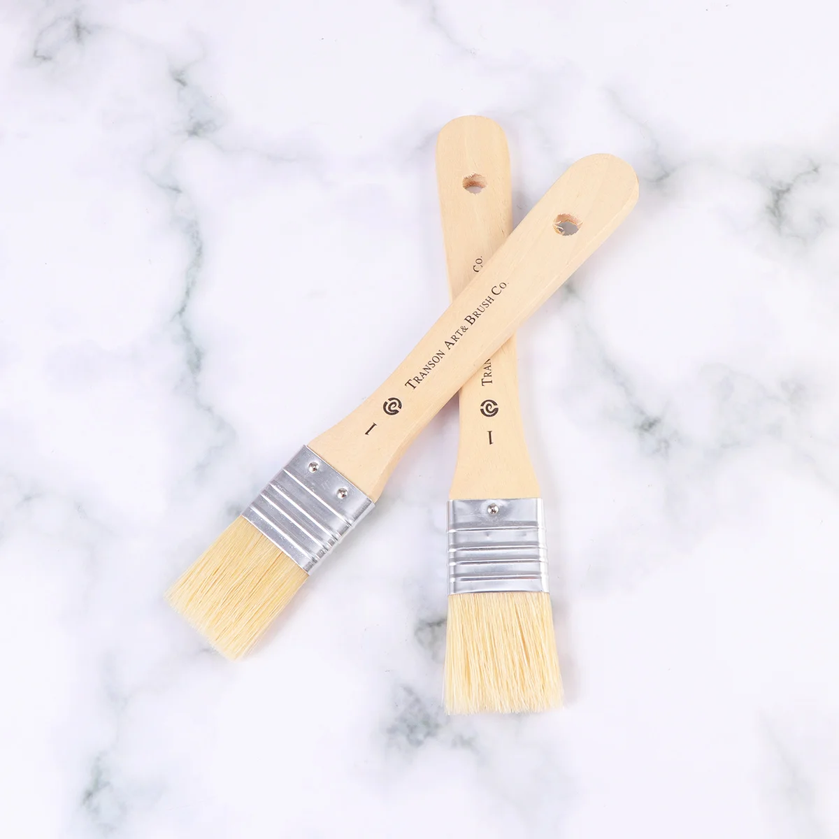 2 Pcs Wooden Oil Painting Brushes Set Natural Boar Bristle Large Size Artist Paint Tools for Drawing Acrylic Projects
2 Pcs Wooden Oil Painting Brushes Set Natural Boar Bristle Large Size Artist Paint Tools for Drawing Acrylic Projects