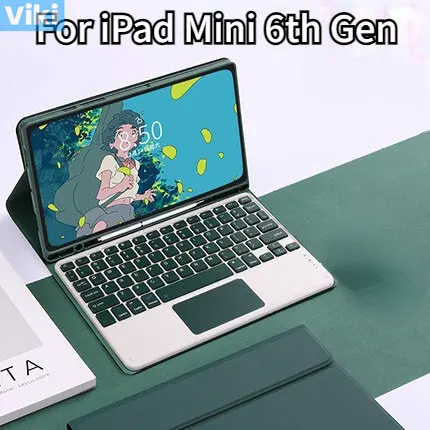 For iPad Mini 6th Gen 8.3 inch Wireless Detachable Bluetooth Touchpad Keyboard Case with Pencil Holder for iPad Mini 5 4 3 2 1
For iPad Mini 6th Gen 8.3 inch Wireless Detachable Bluetooth Touchpad Keyboard Case with Pencil Holder for iPad Mini 5 4 3 2 1