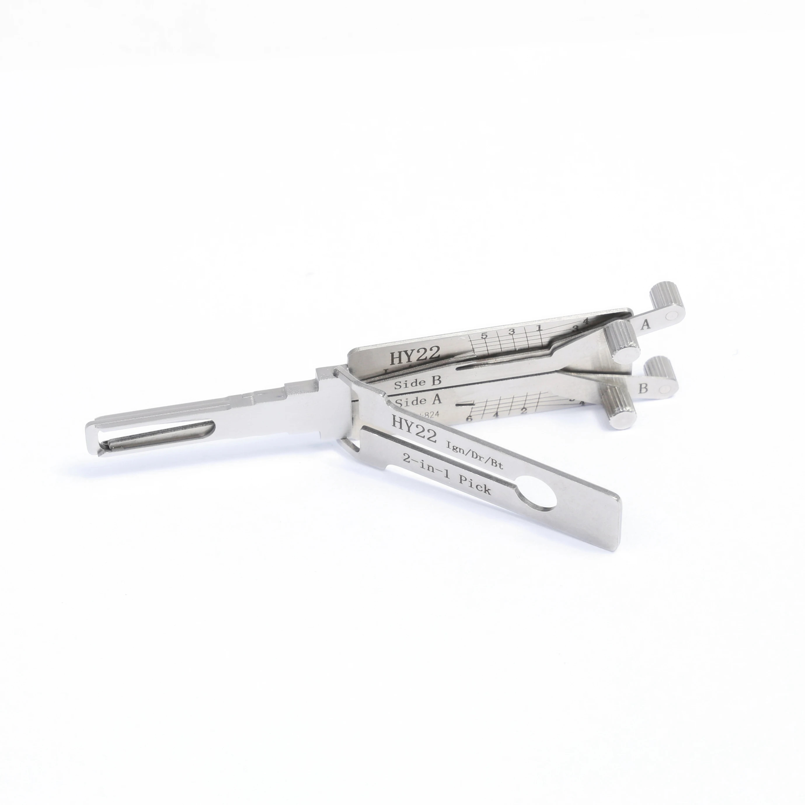 HY22 LISHI 2-in-1 Lock Tool - Multipurpose Kit for Key Duplication & Lock Servicing, Professional Locksmith Supplies
HY22 LISHI 2-in-1 Lock Tool - Multipurpose Kit for Key Duplication & Lock Servicing, Professional Locksmith Supplies