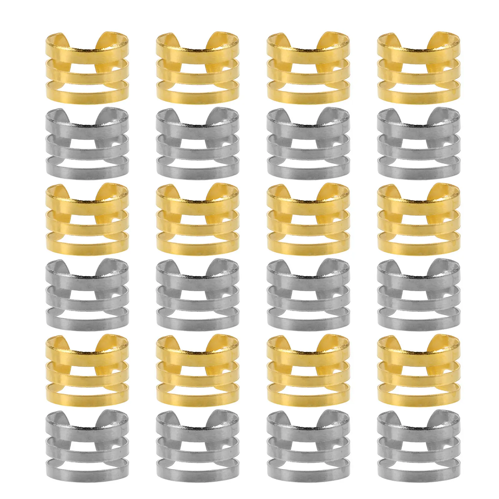 200Pcs Hair Braid Rings Dreadlock Accessories Metal Beads Silver Gold Lightweight Braiding Jewelry for Braids and Wigs
200Pcs Hair Braid Rings Dreadlock Accessories Metal Beads Silver Gold Lightweight Braiding Jewelry for Braids and Wigs