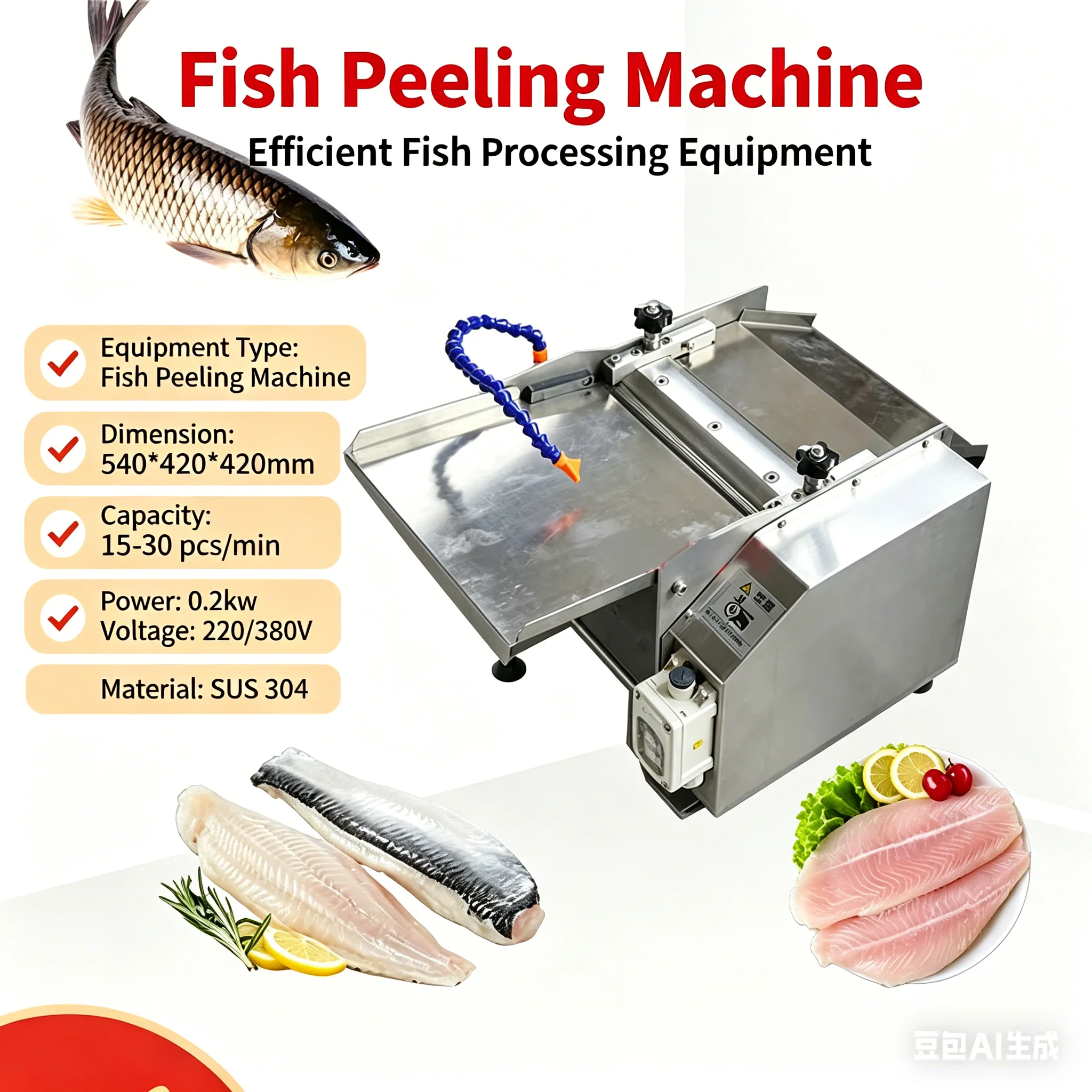 Customized Fish Processing for Skin Removing Fish Skin Tilapia Skin Peeling Machine
Customized Fish Processing for Skin Removing Fish Skin Tilapia Skin Peeling Machine
