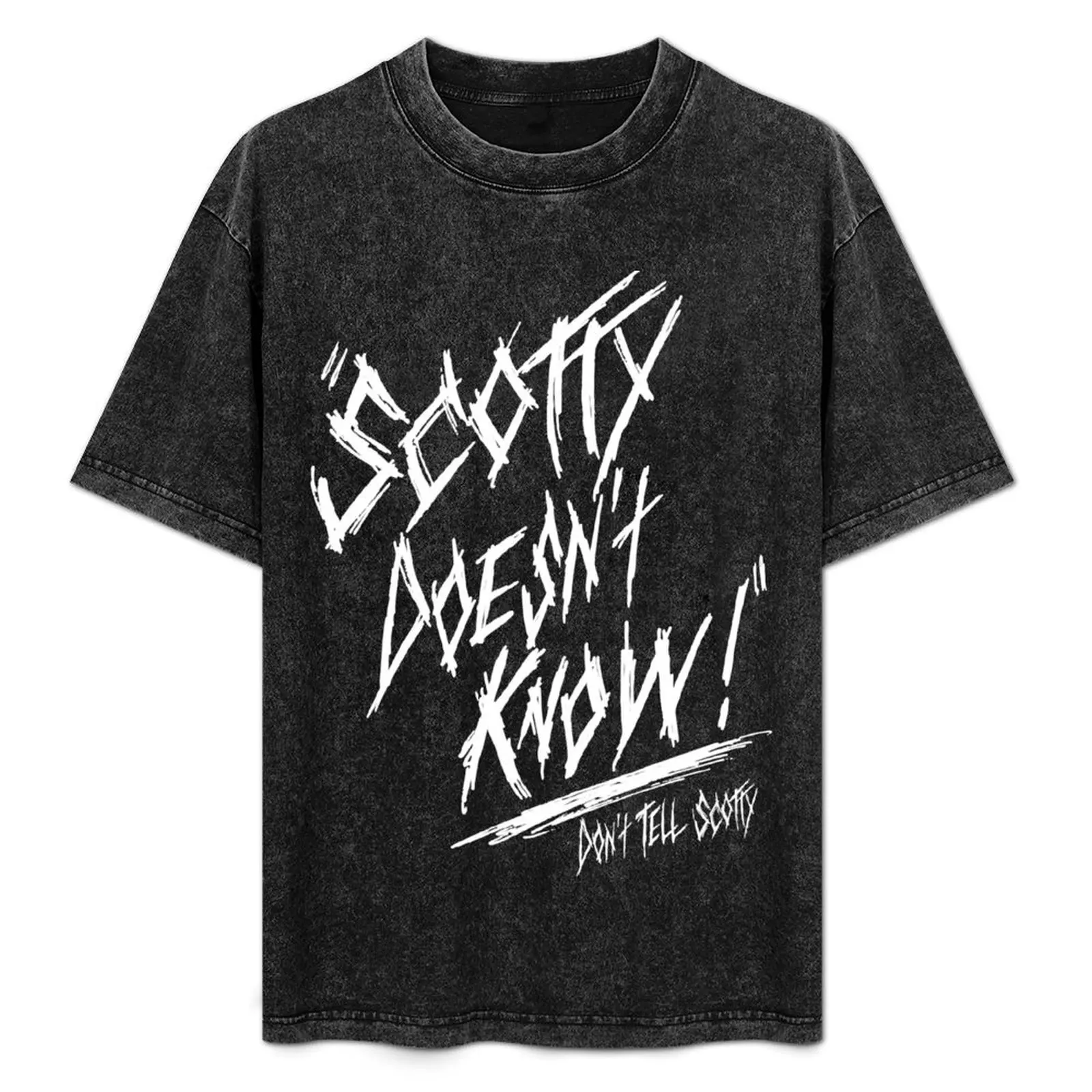 Scotty Doesn't Know! T-Shirt Basic Plain Short Sleeve Crew Neck Tee
Scotty Doesn't Know! T-Shirt Basic Plain Short Sleeve Crew Neck Tee