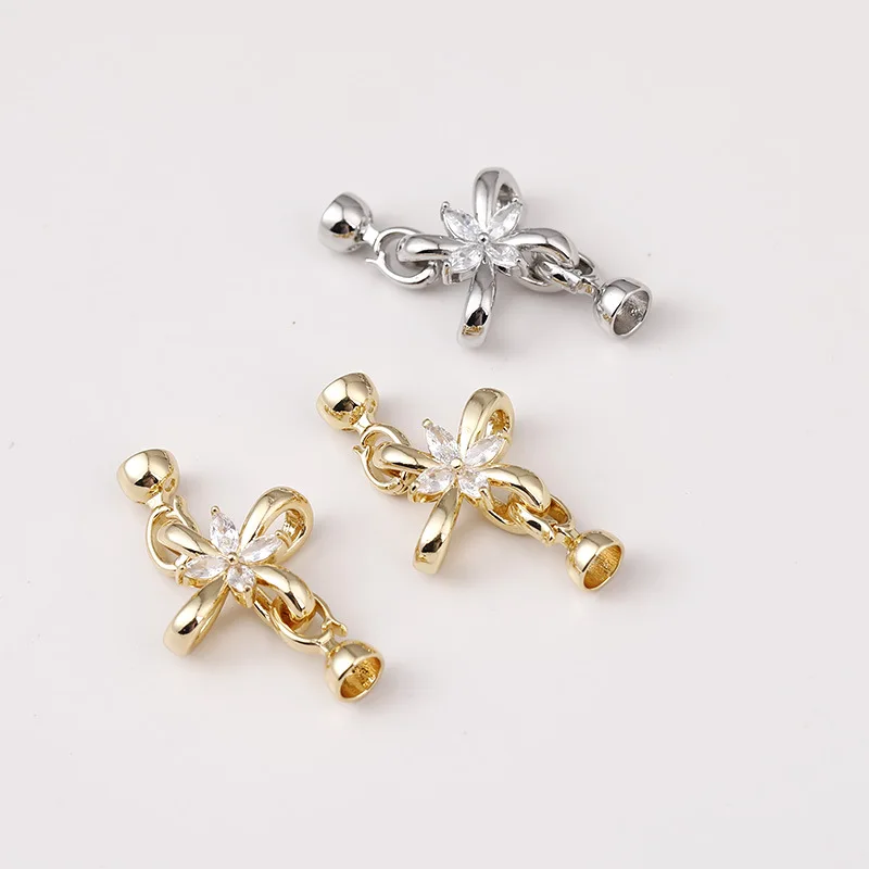 1pcs Copper Gold-plated Micro-set Zirconia Jewelry Linker DIY Bracelet Necklace Pearl Chain Sweater Chain Accessories Wholesale
1pcs Copper Gold-plated Micro-set Zirconia Jewelry Linker DIY Bracelet Necklace Pearl Chain Sweater Chain Accessories Wholesale