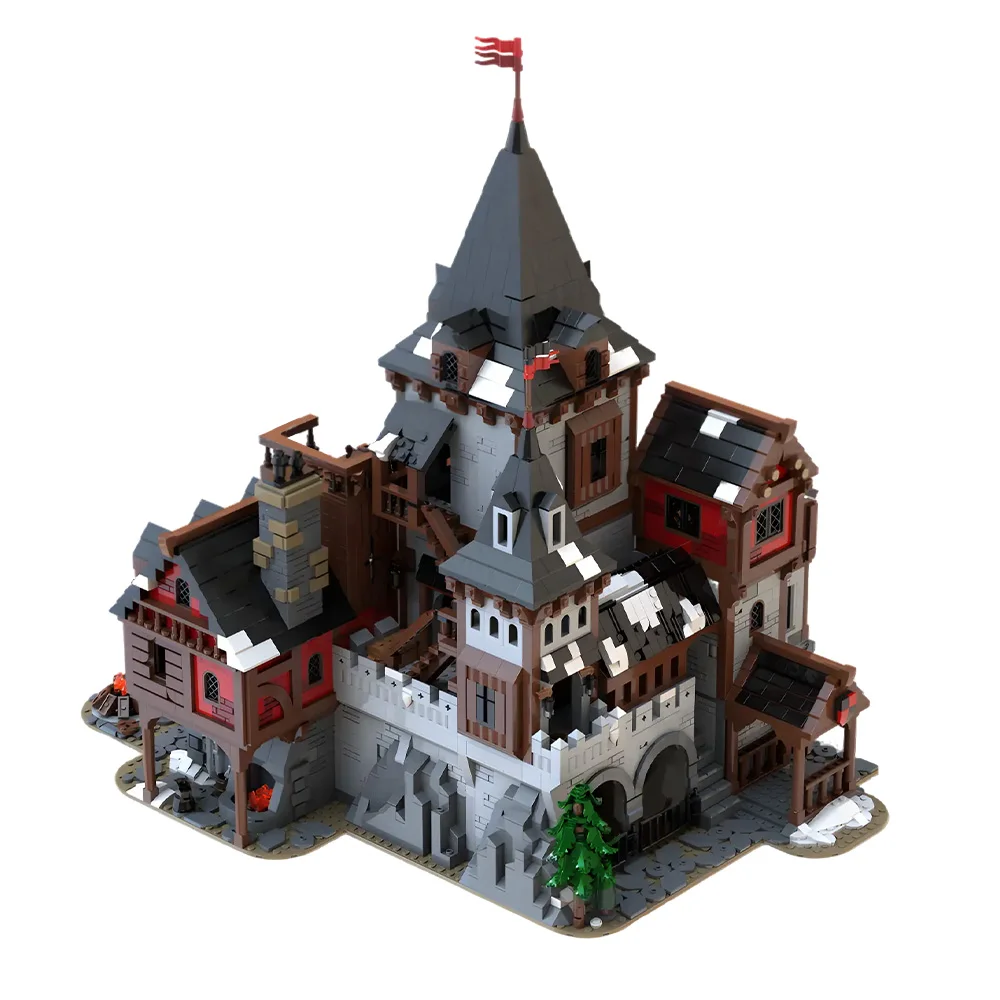Gobricks MOC Wolf Lord`s Castle Building Blocks Model Medieval Castle Architecture Bricks diy Assembled Toy Children Gift
Gobricks MOC Wolf Lord`s Castle Building Blocks Model Medieval Castle Architecture Bricks diy Assembled Toy Children Gift