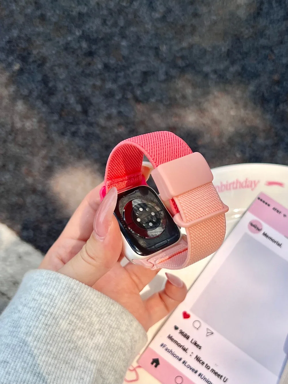 Magnetic elastic nylon for Apple Watch band 10/9/8/7/6/5/4/3/38mm 40mm 41mm 42mm 44mm 45mm 46mm 49mm strap
Magnetic elastic nylon for Apple Watch band 10/9/8/7/6/5/4/3/38mm 40mm 41mm 42mm 44mm 45mm 46mm 49mm strap