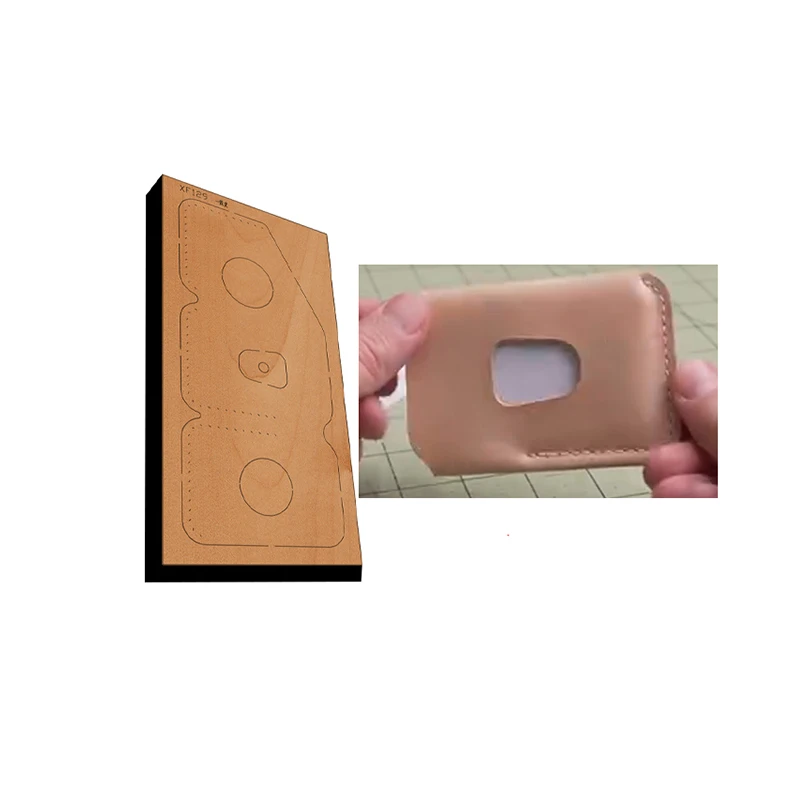All-in-one Card Holder Die Cutter, Simple Leather Cutting Template With Sewing Thread, Wooden Base,New Cutting Die 2025,Handmade
All-in-one Card Holder Die Cutter, Simple Leather Cutting Template With Sewing Thread, Wooden Base,New Cutting Die 2025,Handmade