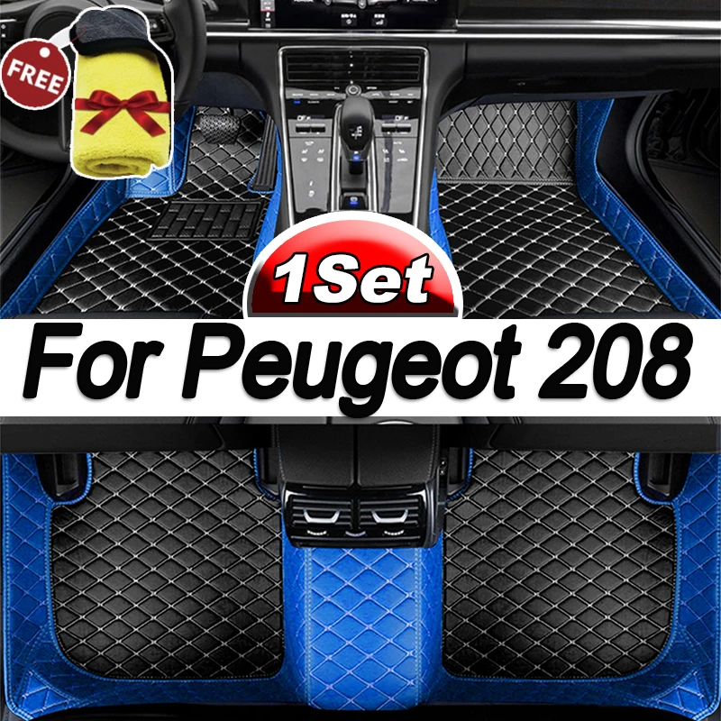 Автомобильные коврики для Peugeot 208 A9 2012 ~ 2018, роскошные кожаные коврики, прочные коврики, комплект противогрязных ковриков, автомобильные аксессуары 2013 2014
Автомобильные коврики для Peugeot 208 A9 2012 ~ 2018, роскошные кожаные коврики, прочные коврики, комплект противогрязных ковриков, автомобильные аксессуары 2013 2014