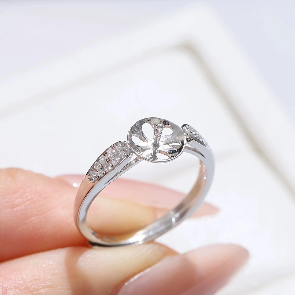 S925 Sterling Silver Adjustable Finger Ring Mountings Base Setting Findings Jewelry Components for 9-12mm Pearls 3pcs/lot
S925 Sterling Silver Adjustable Finger Ring Mountings Base Setting Findings Jewelry Components for 9-12mm Pearls 3pcs/lot