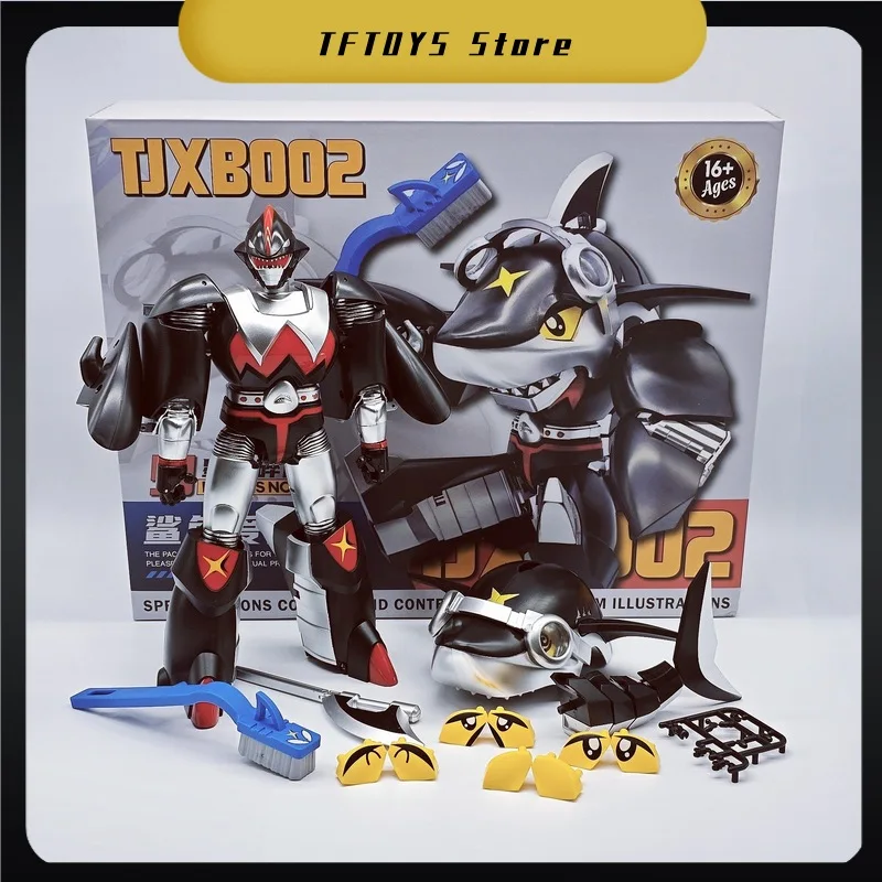 TJXB002 Star Fragment B Series 9 Shark Loves Pepper Transforming Robot Toy Mecha Model Collectible Action Figure
TJXB002 Star Fragment B Series 9 Shark Loves Pepper Transforming Robot Toy Mecha Model Collectible Action Figure