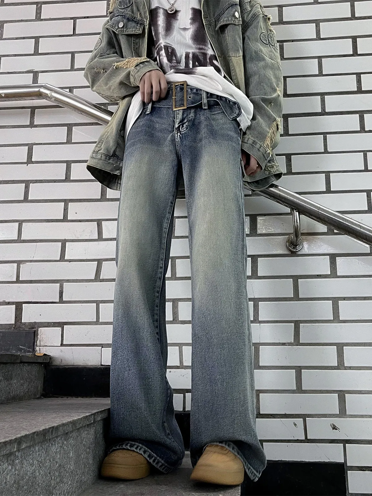 Retro Flared Jeans Men's Loose Casual Cool Street Sle Long Pants Straight Leg Jeans Autumn Faion Trendy Teenage Wear
Retro Flared Jeans Men's Loose Casual Cool Street Sle Long Pants Straight Leg Jeans Autumn Faion Trendy Teenage Wear