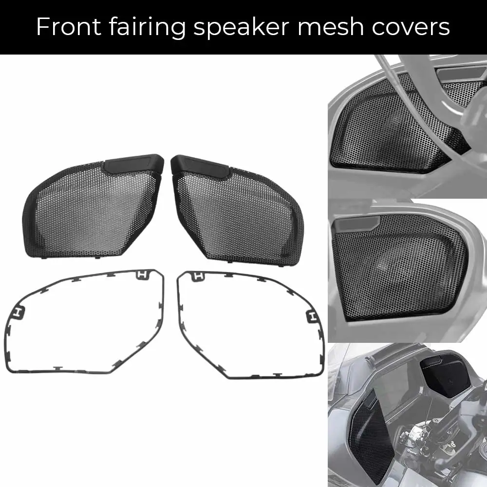 Motorcycle 1 Pair Front Fairing Speaker Grills Mesh Covers ABS Plastics For Harley Touring Road Glide CVO/SE FLTRXSE 2023-2025
Motorcycle 1 Pair Front Fairing Speaker Grills Mesh Covers ABS Plastics For Harley Touring Road Glide CVO/SE FLTRXSE 2023-2025