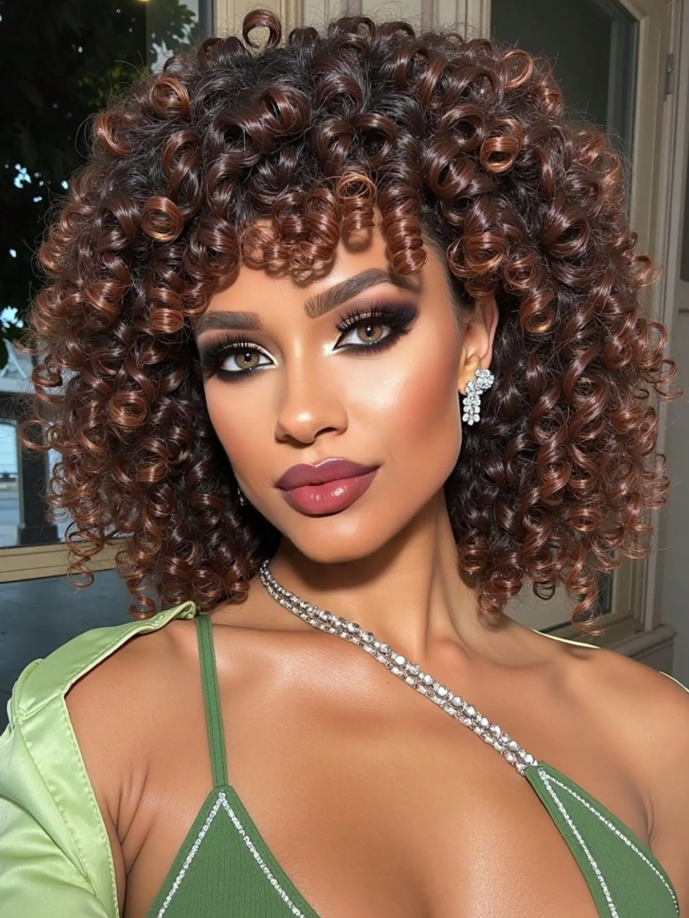 Fluffy Little Curl Wig Black 12-Inch Short Curl Wig Synthetic Heat Resistant Fiber Wigs for Holiday Travel Everyday Wear Use
Fluffy Little Curl Wig Black 12-Inch Short Curl Wig Synthetic Heat Resistant Fiber Wigs for Holiday Travel Everyday Wear Use
