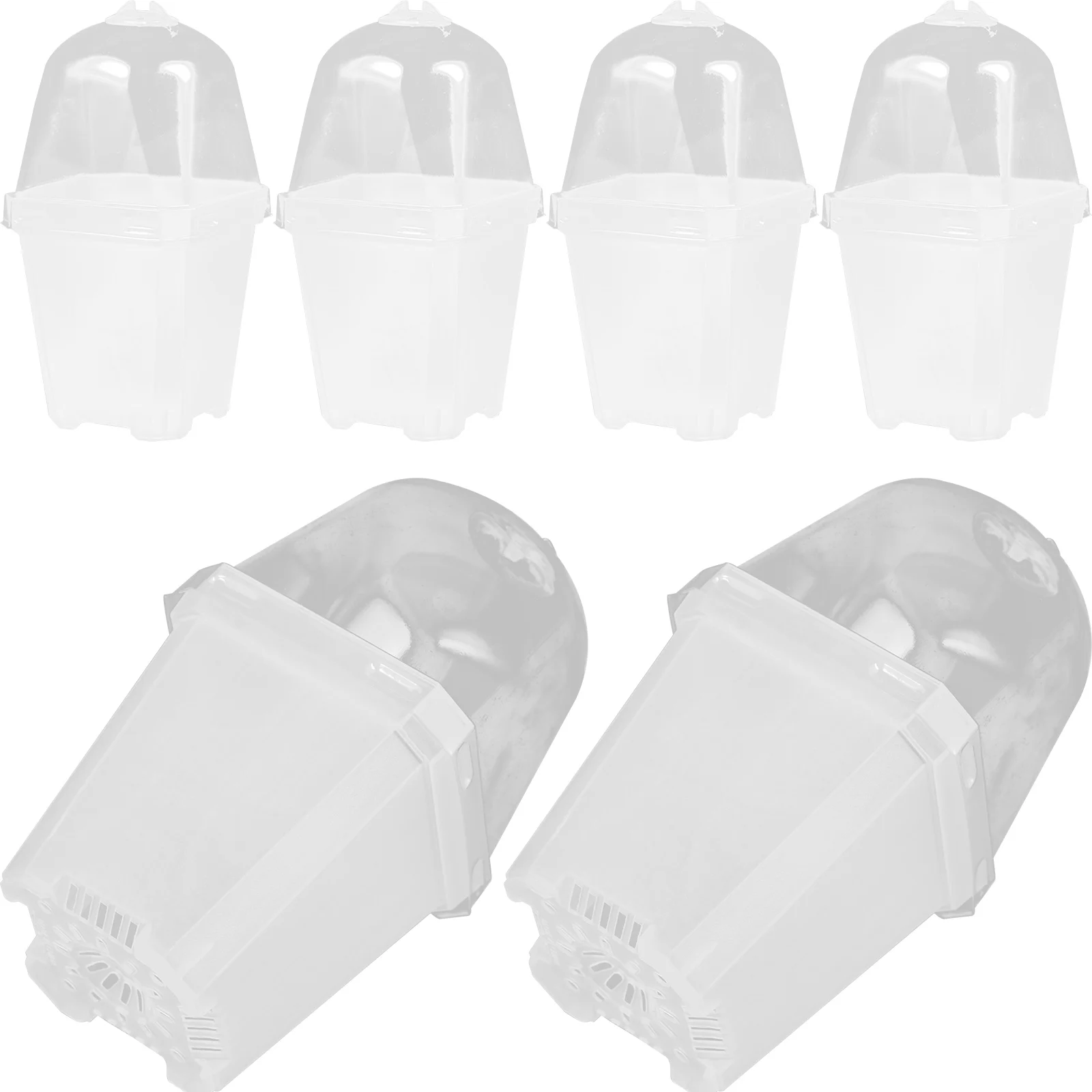 20 Sets Square Planting Pots Transparent Lids for Plants Nursery Cups Moisture Retaining PP Material Gardening
20 Sets Square Planting Pots Transparent Lids for Plants Nursery Cups Moisture Retaining PP Material Gardening