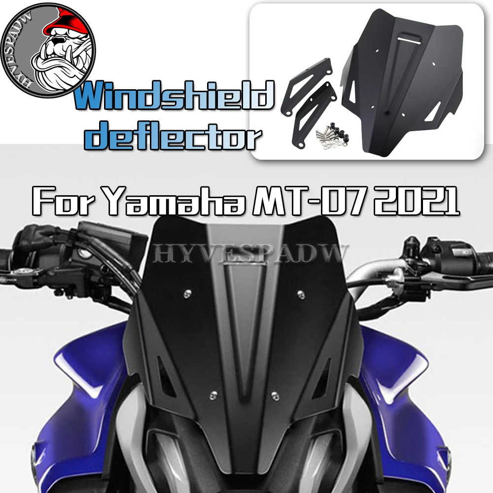 Дефлектор ветрового стекла для Yamaha MT07 и MT-07, ветрозащитные аксессуары для мотоциклов, год 2021
Дефлектор ветрового стекла для Yamaha MT07 и MT-07, ветрозащитные аксессуары для мотоциклов, год 2021