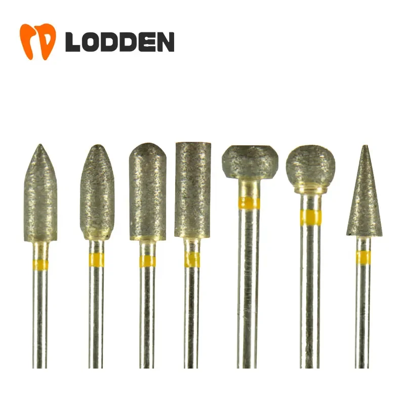 LODDEN 10pcs Dental Lab Fully-Sintered Diamond Burs HP Extra Fine Yellow Dentistry for Polishing Trimming Drills Grinding Tools
LODDEN 10pcs Dental Lab Fully-Sintered Diamond Burs HP Extra Fine Yellow Dentistry for Polishing Trimming Drills Grinding Tools