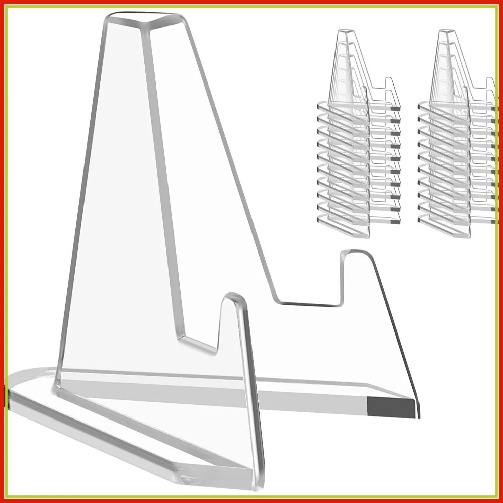 20 Pack Acrylic Card Display Stands, 2.2 Inch Tall for Trading Sports Baseball Cards
20 Pack Acrylic Card Display Stands, 2.2 Inch Tall for Trading Sports Baseball Cards