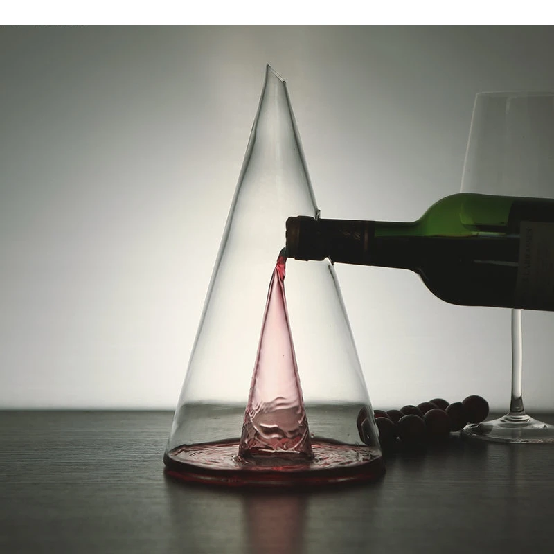 Transparent Glass Decanter Cone Birthday Party Dinner Red Wine Home Bar Handmade Set
Transparent Glass Decanter Cone Birthday Party Dinner Red Wine Home Bar Handmade Set