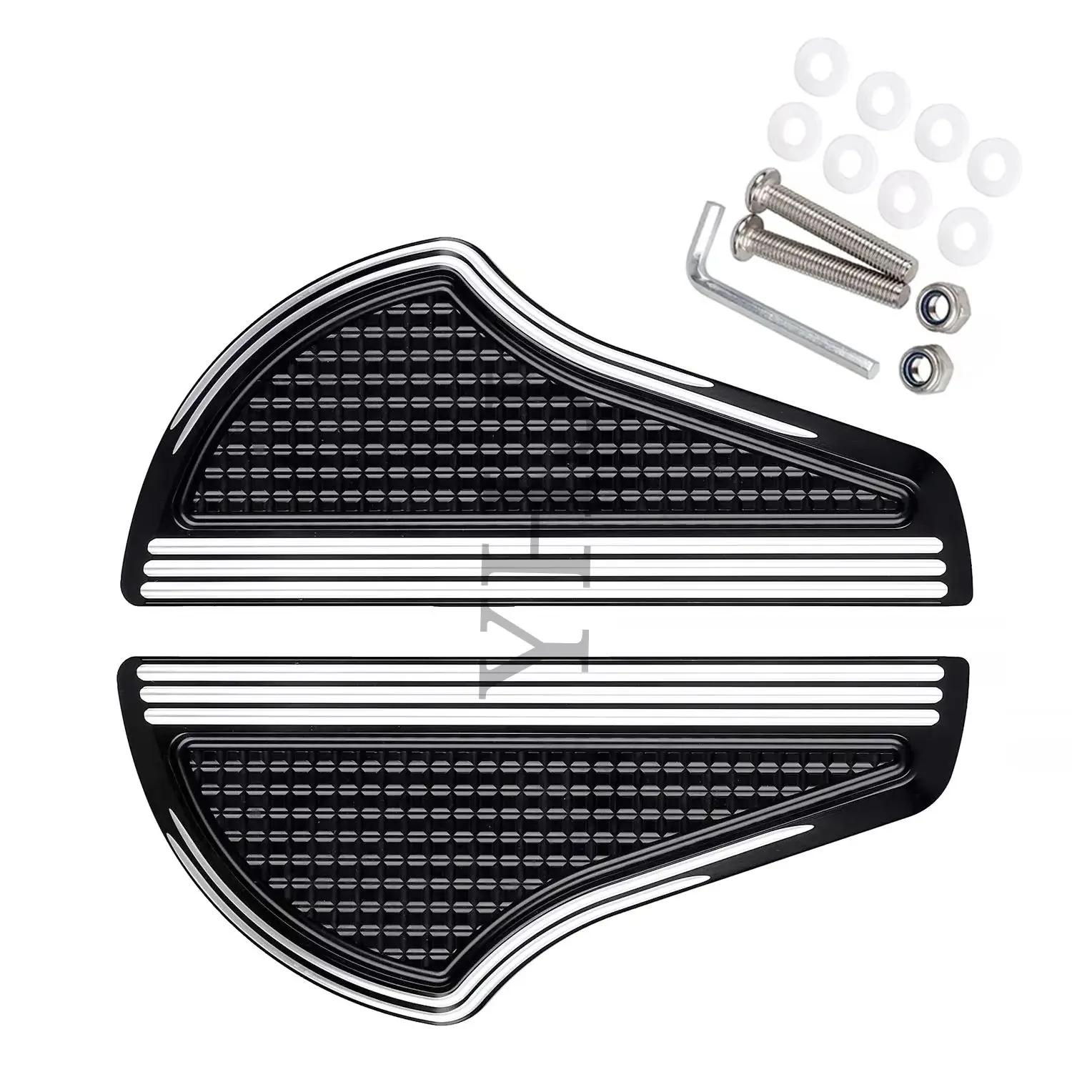 Motorcycle Rear Passenger Footpegs Floorboard For Harley Touring Electra Street Glide FLHR FLHRC Road King 1993-Up Black/Chrome
Motorcycle Rear Passenger Footpegs Floorboard For Harley Touring Electra Street Glide FLHR FLHRC Road King 1993-Up Black/Chrome