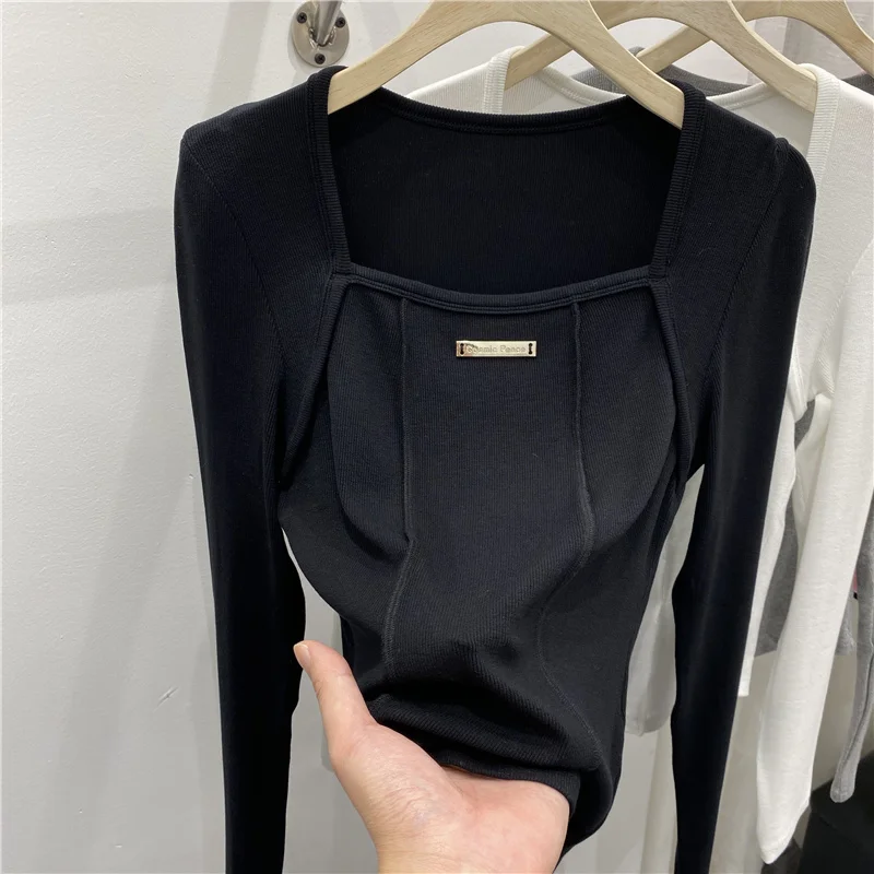 plus Size Women's Fashionable Long Sleeve T-Shirt Base Shirt 2300 Pounds Fat MM Autumn Elegant Top Shoulder T-Shirt
plus Size Women's Fashionable Long Sleeve T-Shirt Base Shirt 2300 Pounds Fat MM Autumn Elegant Top Shoulder T-Shirt