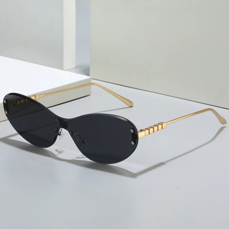 Y2k Style Rimless Sunglasses Women Metal Framed UV400 Google Shades New Circular Edged Glasses Suitable for Outdoor Driving
Y2k Style Rimless Sunglasses Women Metal Framed UV400 Google Shades New Circular Edged Glasses Suitable for Outdoor Driving