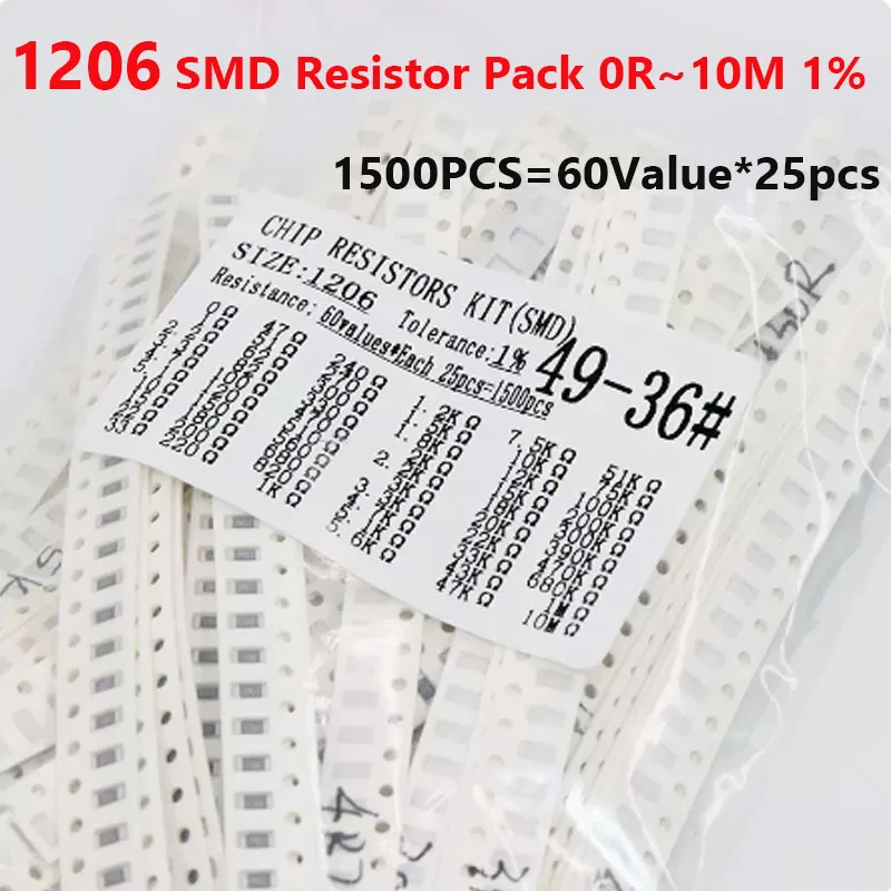 Комплект резисторов SMD 1500/0603, 0805/1206 шт., 0 Ом ~ 10 м, точность 1%, 60 значений * 25 шт., полная серия 10R 100R 110R 1K 2K 1M 2M 1R
Комплект резисторов SMD 1500/0603, 0805/1206 шт., 0 Ом ~ 10 м, точность 1%, 60 значений * 25 шт., полная серия 10R 100R 110R 1K 2K 1M 2M 1R