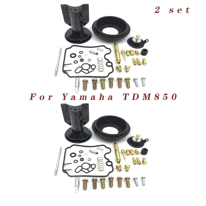 Carburetor Repair Kit for Yamaha TDM850 1991-1999 Rebuild Seal Float Valve Pilot Screws Plunger Piston Diaphragm
Carburetor Repair Kit for Yamaha TDM850 1991-1999 Rebuild Seal Float Valve Pilot Screws Plunger Piston Diaphragm