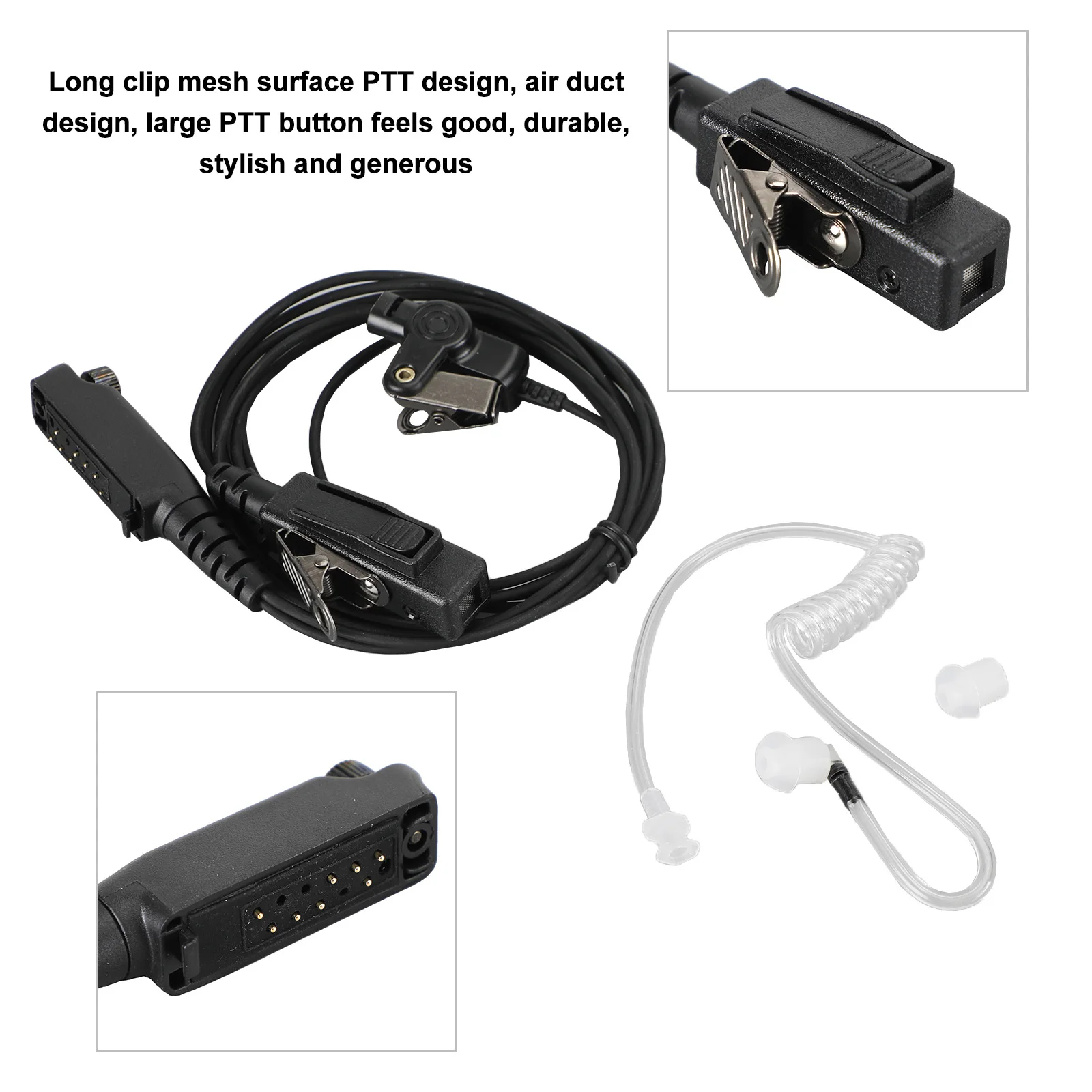 Artudatech Acoustic Air Tube Headset PTT Fit for Sepura STP8000 STP8040 STP8080 STP9000
Artudatech Acoustic Air Tube Headset PTT Fit for Sepura STP8000 STP8040 STP8080 STP9000