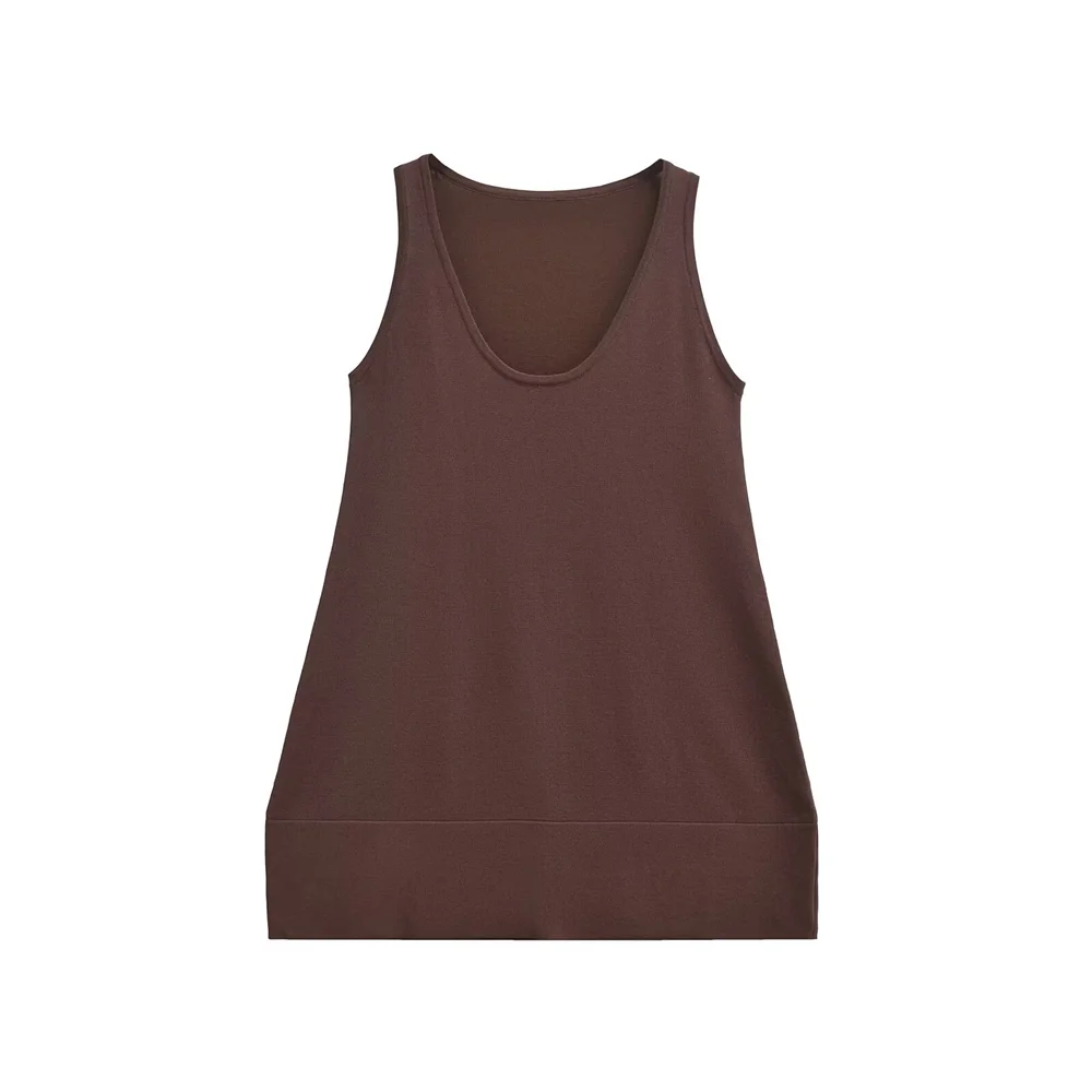 PB&ZA2024 Autumn New Women's Wear Simple and Versatile Solid Color Round Neck Sleeveless Knitted Tank Top
PB&ZA2024 Autumn New Women's Wear Simple and Versatile Solid Color Round Neck Sleeveless Knitted Tank Top