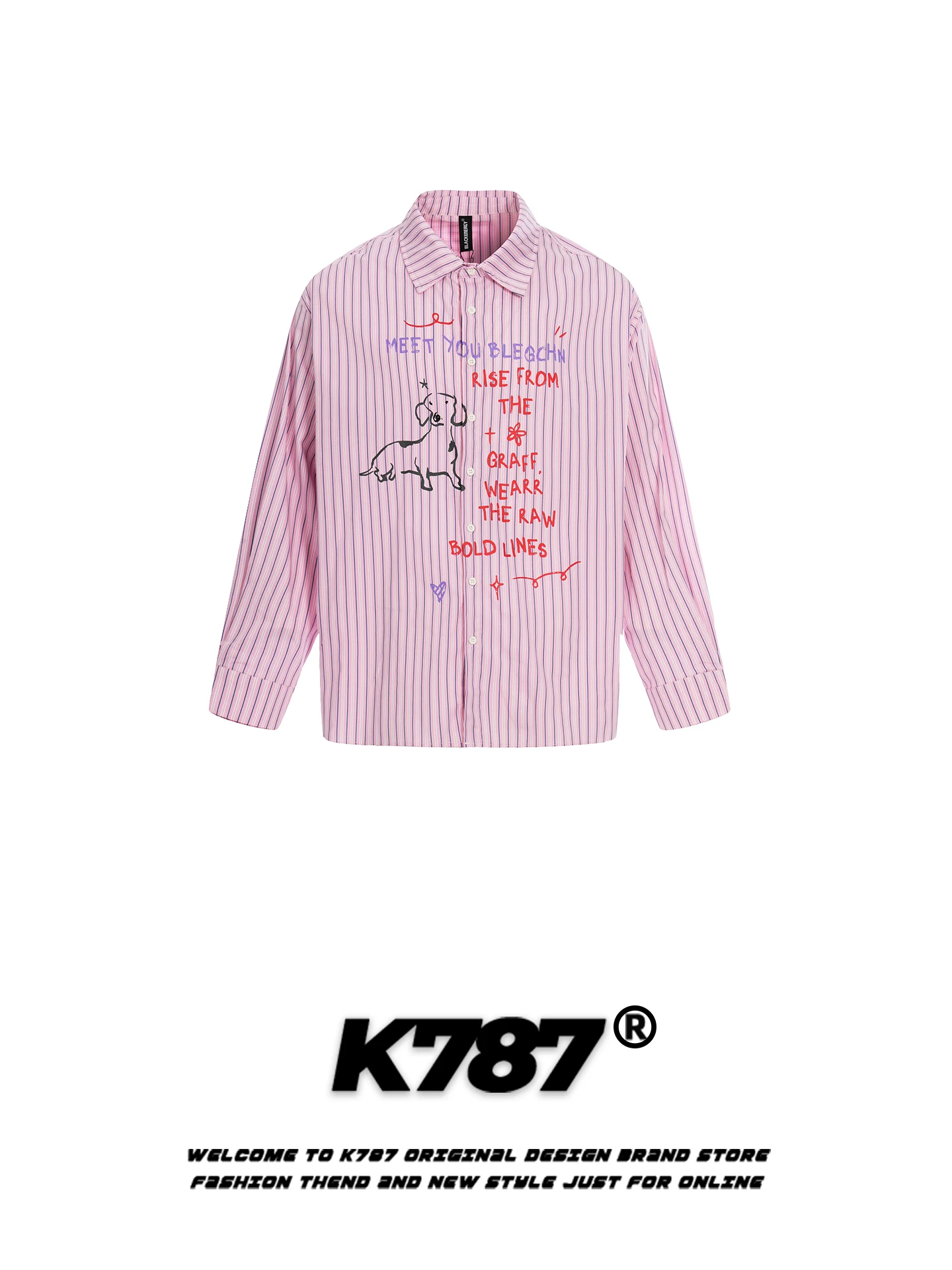K787 American Retro Dog fiti Striped Long Sve irt ex Vintage Versatile Couple Open Cardigan Top Casual Sle Spr...
K787 American Retro Dog fiti Striped Long Sve irt ex Vintage Versatile Couple Open Cardigan Top Casual Sle Spr...