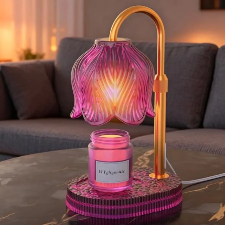 Candle Warmer Lamp with Adjustable Height - Flameless 4-Level Dimmable Wax Warmer, Timer Function and Stylish Design in Multipl
Candle Warmer Lamp with Adjustable Height - Flameless 4-Level Dimmable Wax Warmer, Timer Function and Stylish Design in Multipl