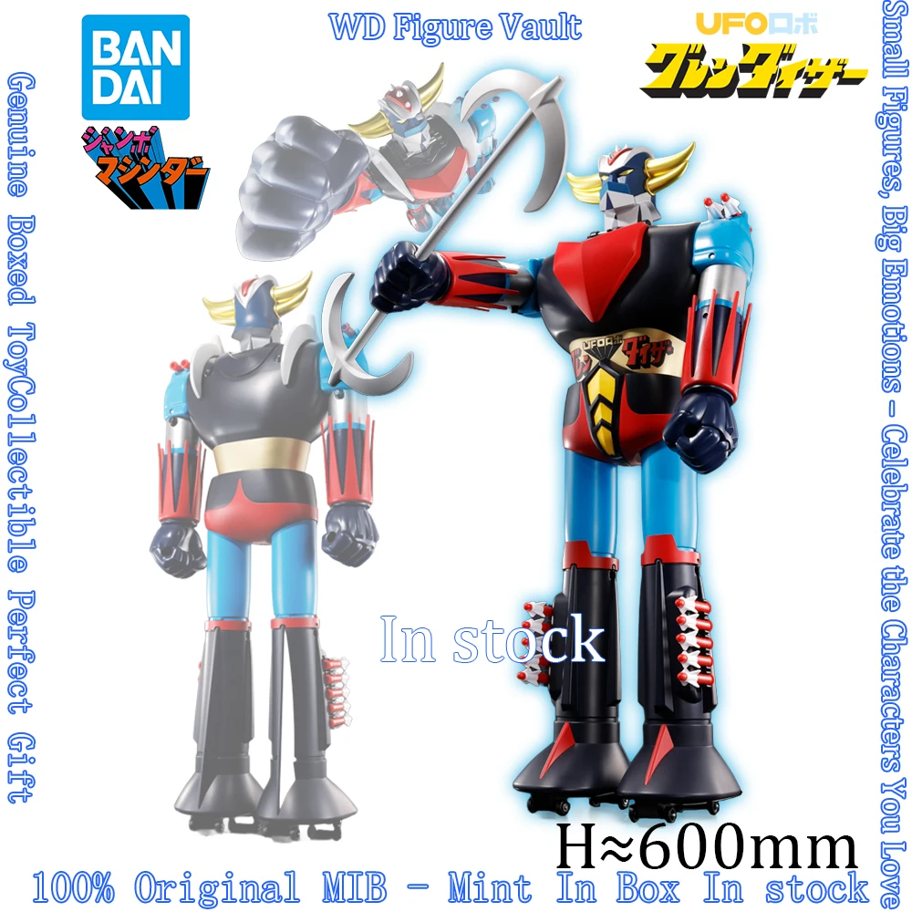 In stock Bandai King of the Universe Giant Machinder UFO Robot Grendizer Height 600mm Figures Anime Model Genuine Boxed Toy Gift
In stock Bandai King of the Universe Giant Machinder UFO Robot Grendizer Height 600mm Figures Anime Model Genuine Boxed Toy Gift