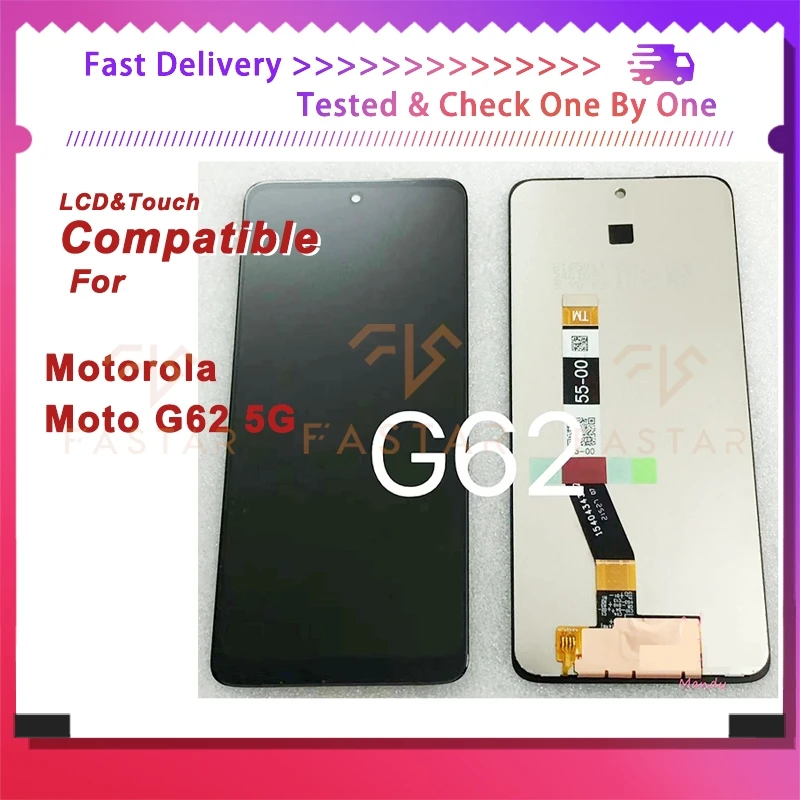 6.5"Tested For Motorola Moto G62 5G LCD Display Touch Digitizer Assembly Replacement Parts Screen Moto G62 5G lcd
6.5"Tested For Motorola Moto G62 5G LCD Display Touch Digitizer Assembly Replacement Parts Screen Moto G62 5G lcd