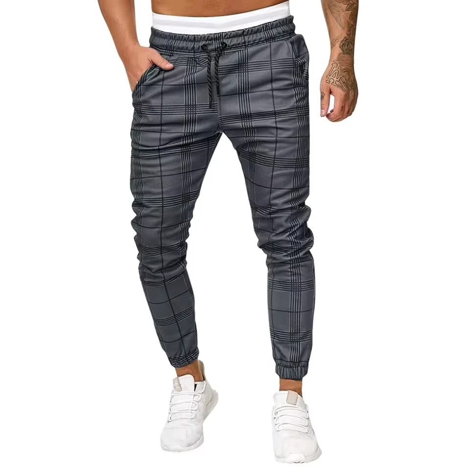 Thin Business Casual Pants Outdoor Men'S Long Casual Sport Pants Plaid Trousers Running Joggers Men'S Clothing 바지
Thin Business Casual Pants Outdoor Men'S Long Casual Sport Pants Plaid Trousers Running Joggers Men'S Clothing 바지