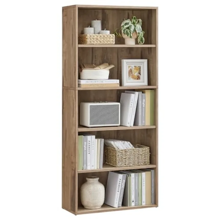 Custos Collection - Bookshelf 5-Tier Bookcase Book Shelf Open Storage Shelf 9.4 x 23.6 x 52.5 Inch for Living Room Home Office
Custos Collection - Bookshelf 5-Tier Bookcase Book Shelf Open Storage Shelf 9.4 x 23.6 x 52.5 Inch for Living Room Home Office