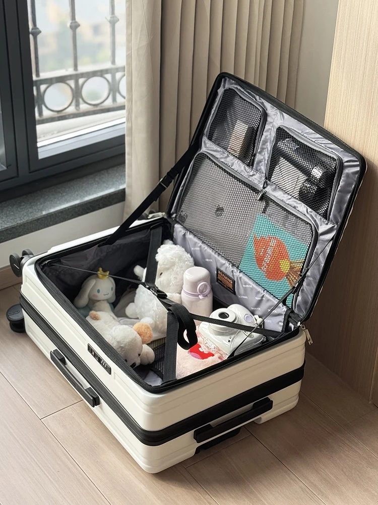 Roaming New Side Open Cover Luggage Expandable Handle Zipper 20 24 Travel Suitcase Unisex Hardshell Carry on Suitcase
Roaming New Side Open Cover Luggage Expandable Handle Zipper 20 24 Travel Suitcase Unisex Hardshell Carry on Suitcase