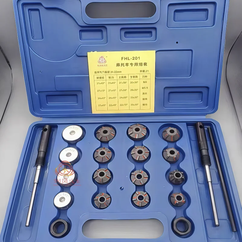 Valve seat reamer Motorcycle valve seat milling cutter set Automobile repair tool combination Gold valve seat ring grinding
Valve seat reamer Motorcycle valve seat milling cutter set Automobile repair tool combination Gold valve seat ring grinding