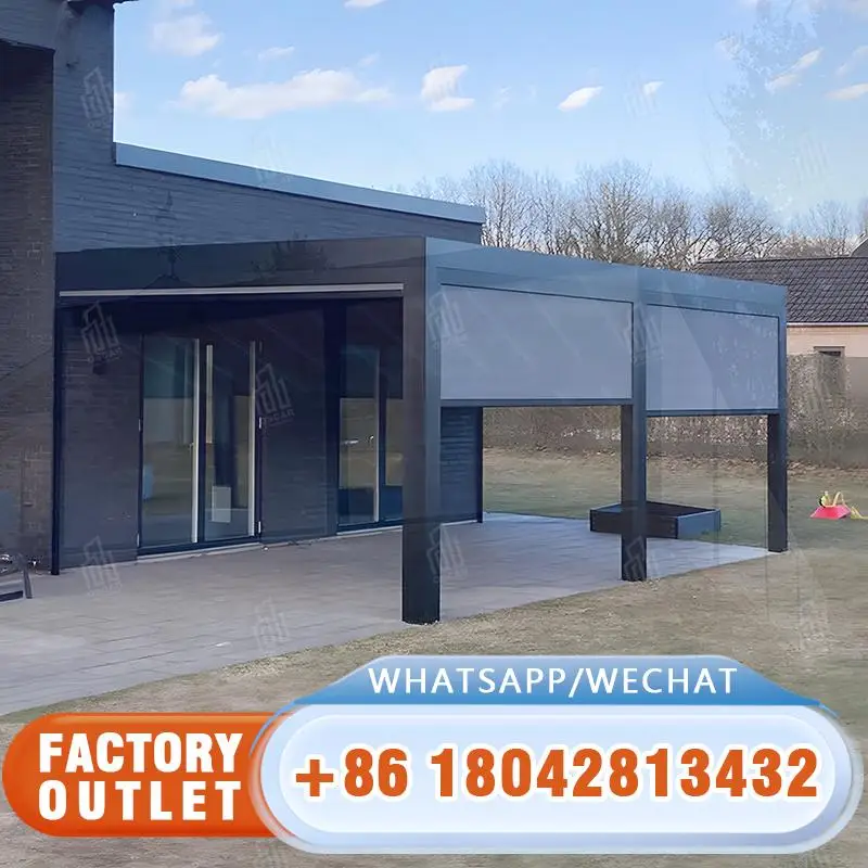 Motorized Outdoor Patio Shade Waterproof Aluminum With Remote Control for Gardens Patios Backyards Pergola
Motorized Outdoor Patio Shade Waterproof Aluminum With Remote Control for Gardens Patios Backyards Pergola