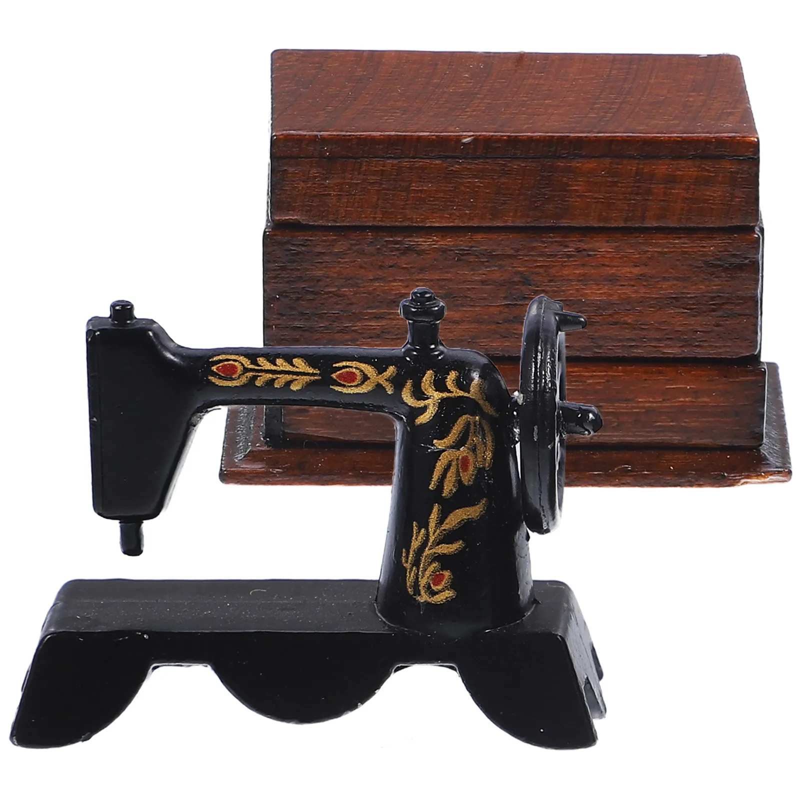 1Set Miniature Vintage Sewing Machine Hussif Dollhouse Accessories Small Decor Elegance Charm Atmosphere Fine Motor
1Set Miniature Vintage Sewing Machine Hussif Dollhouse Accessories Small Decor Elegance Charm Atmosphere Fine Motor