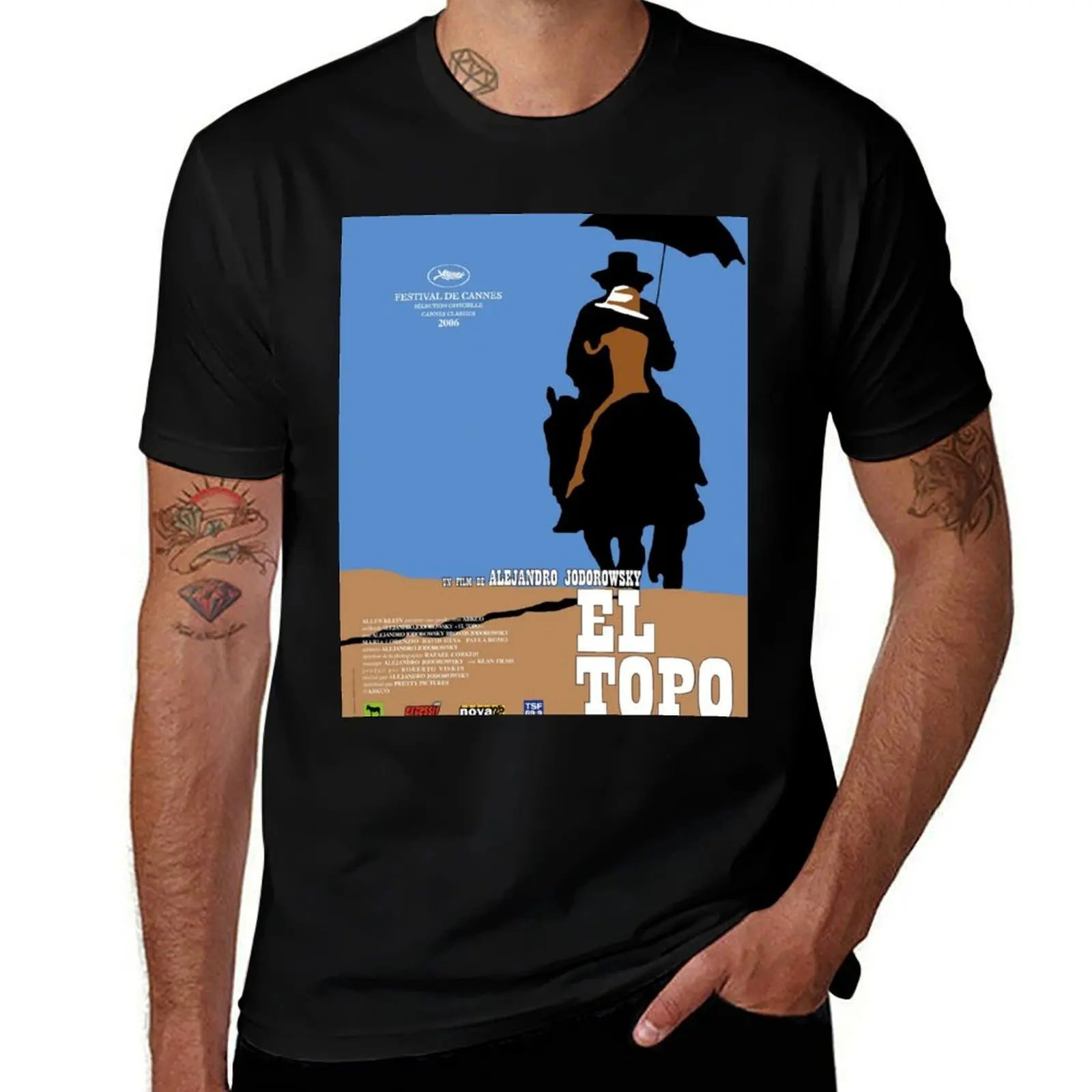El Topo (1970) Alejandro Jodorowsky T-Shirt graphic shirts rapper graphic tees Anime t-shirt t shirts for men
El Topo (1970) Alejandro Jodorowsky T-Shirt graphic shirts rapper graphic tees Anime t-shirt t shirts for men