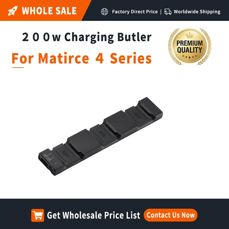 Wholesale 200W Charging Hub for Matrice 4T 3-Slot Intelligent Battery Charger Station-In Stock Spares Ask for Bulk Discount
Wholesale 200W Charging Hub for Matrice 4T 3-Slot Intelligent Battery Charger Station-In Stock Spares Ask for Bulk Discount