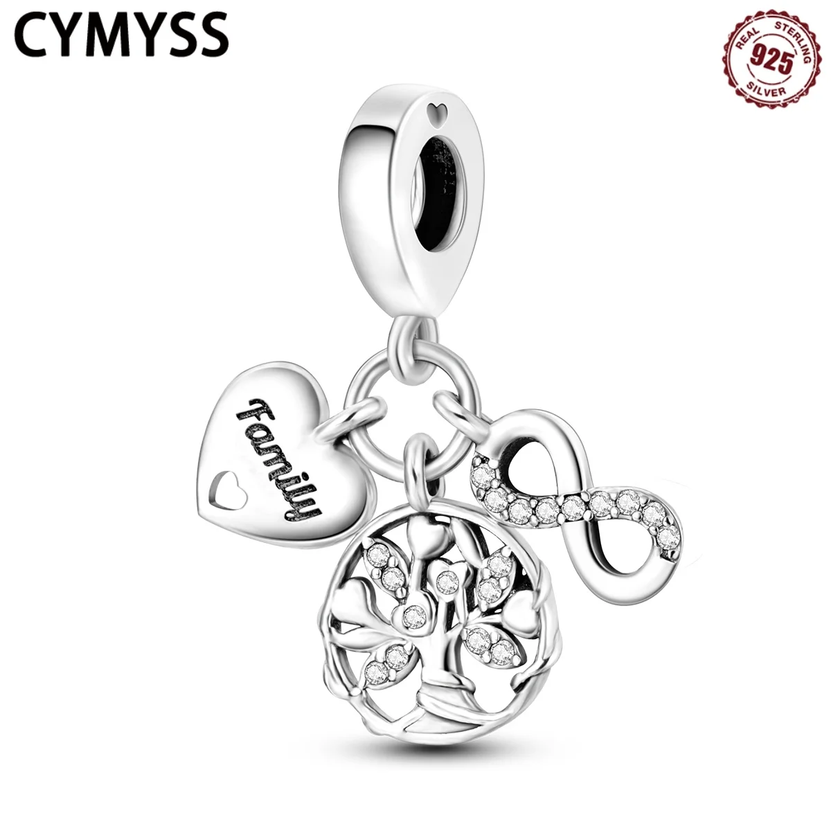 CYMYSS 2025 New S925 Sterling Silver Flowers & Trees Love Pendant Boutique Birthday Party Gift Trend Jewellery Women's Pendant
CYMYSS 2025 New S925 Sterling Silver Flowers & Trees Love Pendant Boutique Birthday Party Gift Trend Jewellery Women's Pendant