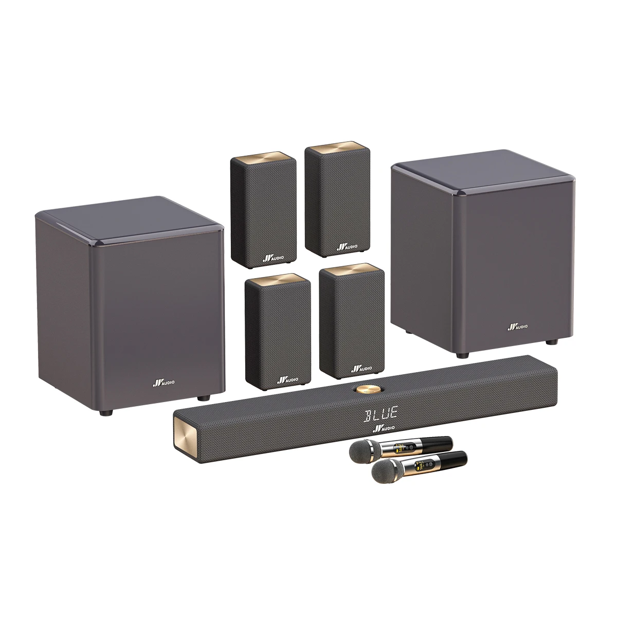 7.2CH Surround Sound System - Wireless Home Theater System for Smart TVs Peak Power 620W, Surround Sound System with Subwoofer
7.2CH Surround Sound System - Wireless Home Theater System for Smart TVs Peak Power 620W, Surround Sound System with Subwoofer