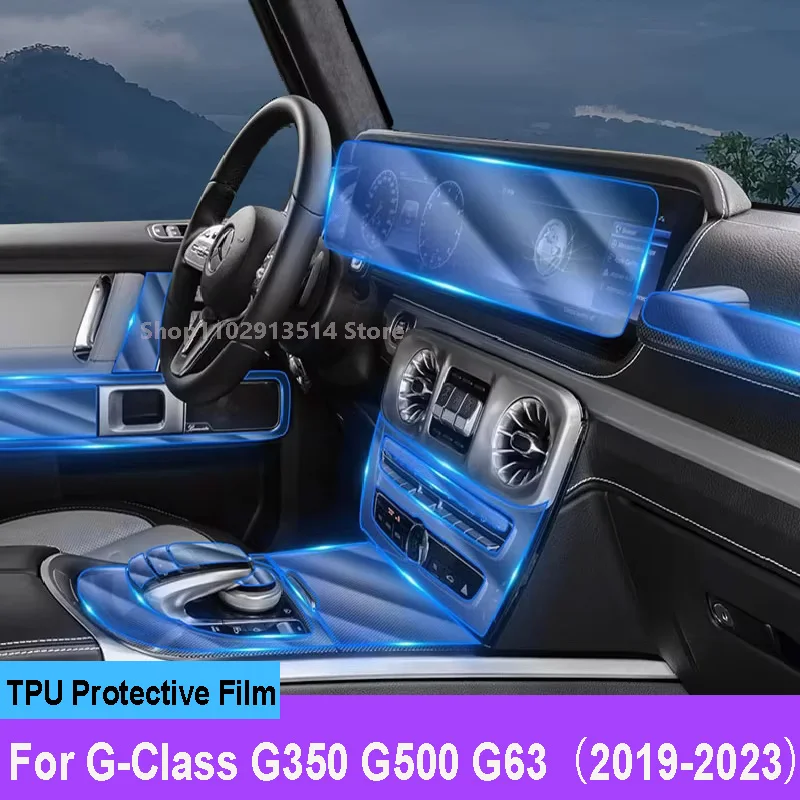 Car GPS Navigation LCD Screen For G-Class G350 G500 G63(2019-2023)TPU Protective Film Protector Decoration Car Repair Stickers
Car GPS Navigation LCD Screen For G-Class G350 G500 G63(2019-2023)TPU Protective Film Protector Decoration Car Repair Stickers