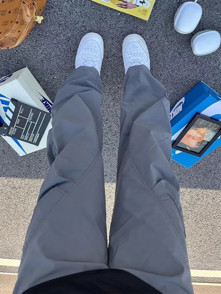 Stone ey Folded Paratrooper Workwear Pants Men Summer Thin Ice Silk Qui Dry Trousers Micro Flared Clean Fit Tactical Pants
Stone ey Folded Paratrooper Workwear Pants Men Summer Thin Ice Silk Qui Dry Trousers Micro Flared Clean Fit Tactical Pants