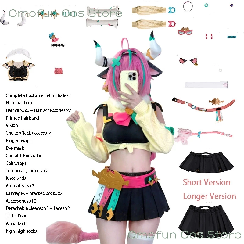 GENSHIN IMPACT Varesa Косплей Костюм Парик Одежда Симпатичное Платье OUtfit Аниме Игра Розовый HQ Девушки Женщины Длинная Юбка Высокое Качество
GENSHIN IMPACT Varesa Косплей Костюм Парик Одежда Симпатичное Платье OUtfit Аниме Игра Розовый HQ Девушки Женщины Длинная Юбка Высокое Качество