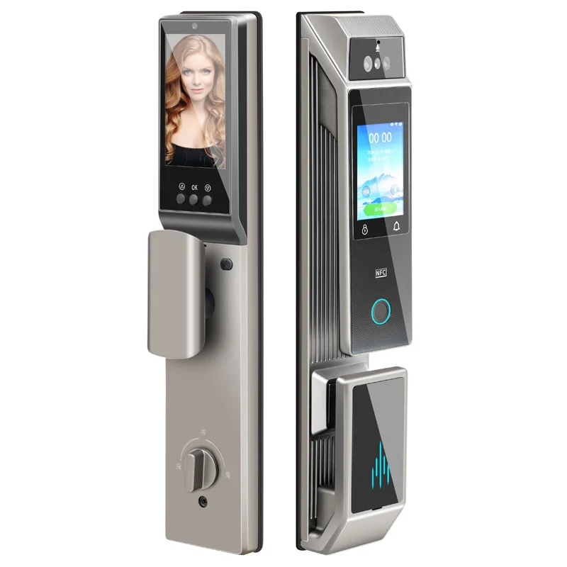 Double screen vein face inside and outside fingerprint lock night vision facial recognition palm vein smart lock
Double screen vein face inside and outside fingerprint lock night vision facial recognition palm vein smart lock