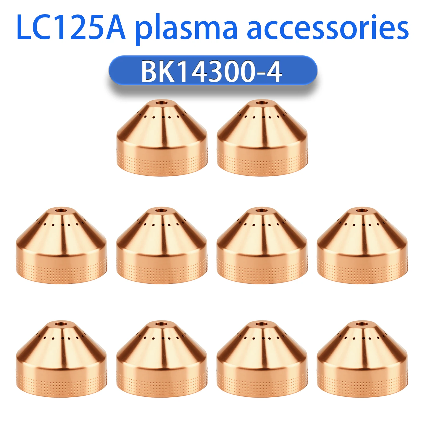 Lincoln 125A plasma welding and cutting equipment accessories, cutting torch accessory protective cap BK14300-4, total 10 pieces
Lincoln 125A plasma welding and cutting equipment accessories, cutting torch accessory protective cap BK14300-4, total 10 pieces